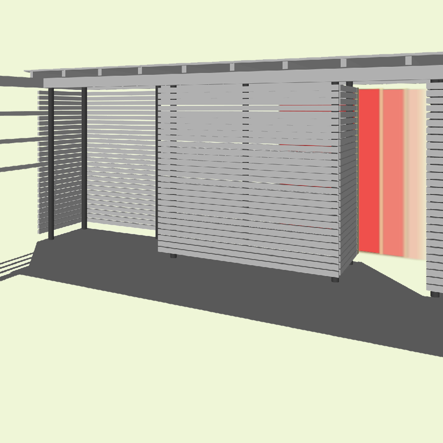3D-Darstellung Gartenhaus