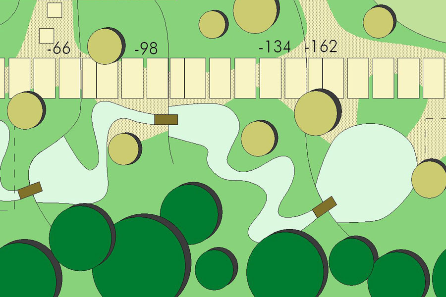 Gartenplanung Beispiel in Reutlingen